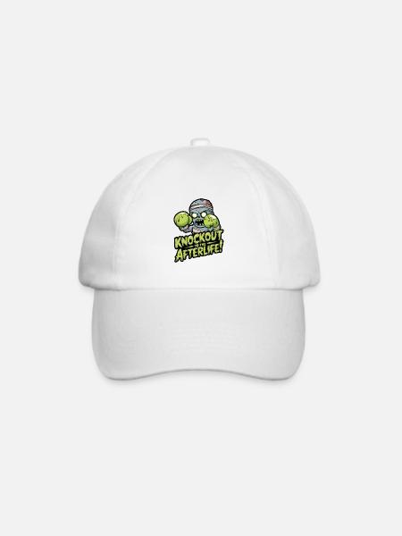 Knockout zum - Baseballkappe - Weiß/Weiß