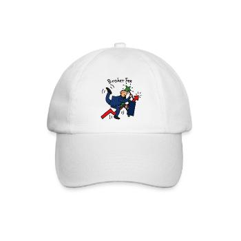 Broker Fee - Baseballkappe - Weiß/Weiß - Vorne