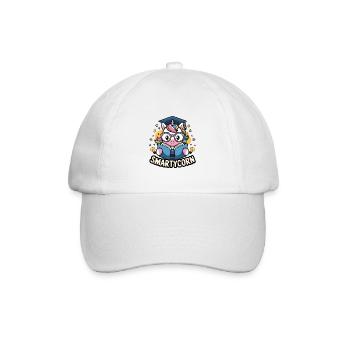 Schlaumeier - Baseballkappe - Weiß/Weiß - Vorne