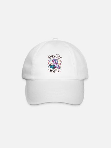 Märchenautor - Baseballkappe - Weiß/Weiß