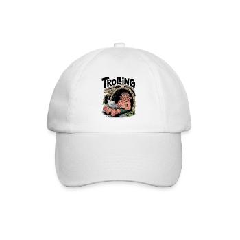 Schleppangeln - Baseballkappe - Weiß/Weiß - Vorne