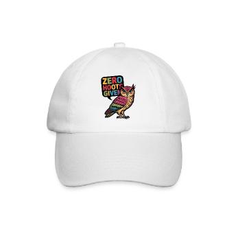 Null Hupen gegeben - Baseballkappe - Weiß/Weiß - Vorne