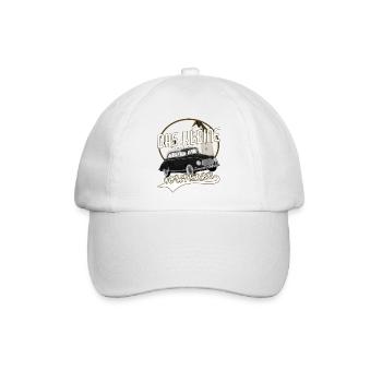 Vintage Oldtimer Das kleine Wunder aus Ingolstadt - Baseballkappe - Weiß/Weiß - Vorne