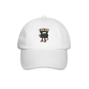 Fresh - Baseballkappe - Weiß/Weiß - Vorne