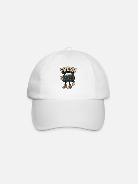 Fresh - Baseballkappe - Weiß/Weiß