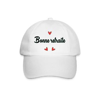 RUHESTAND. FEIERTAG. RUHESTAND. PENSIONIERT. RUHESTAND. - Baseballkappe - Weiß/Weiß - Vorne