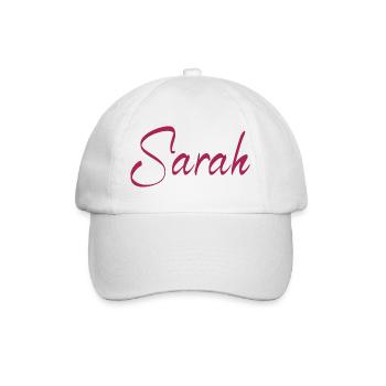 Sarah - Baseballkappe - Weiß/Weiß - Vorne