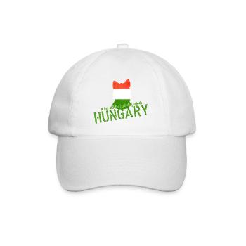 Ungarn Schakal Fuchs - Baseballkappe - Weiß/Weiß - Vorne