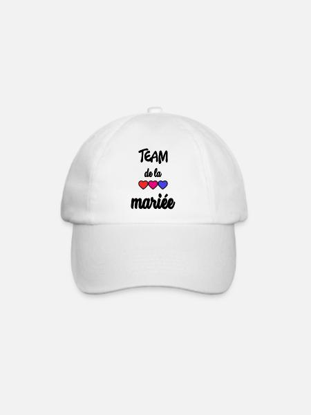 TEAM BRIDAL - Baseballkappe - Weiß/Weiß