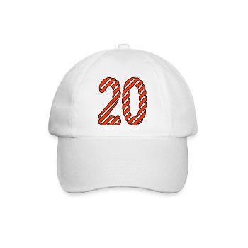 ALLES GUTE ZUM GEBURTSTAG. ALLES GUTE ZUM GEBURTSTAG. JAHRESTAG. - Baseballkappe - Weiß/Weiß - Vorne