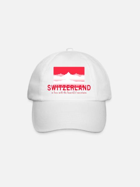 SWITZERLAND mountains - Baseballkappe -