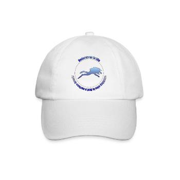 Underwater is Life - Baseballkappe - Weiß/Weiß - Vorne