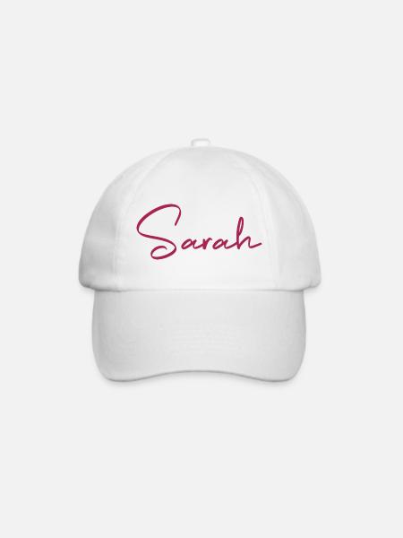 Sarah - Baseballkappe - Weiß/Weiß
