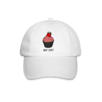 Muffin - Baseballkappe - Weiß/Weiß - Vorne
