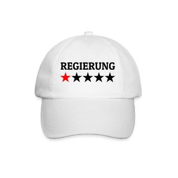 Regierung 1 Stern Bewertung - Baseballkappe - Weiß/Weiß - Vorne