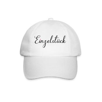Einzelstück - Baseballkappe - Weiß/Weiß - Vorne