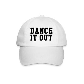 Dance it out - Baseballkappe - Weiß/Weiß - Vorne