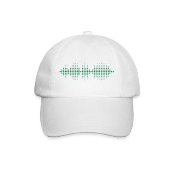 Sound Equalizer - Baseballkappe - Weiß/Weiß - Vorne