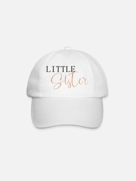 Little Sister - Baseballkappe - Weiß/Weiß
