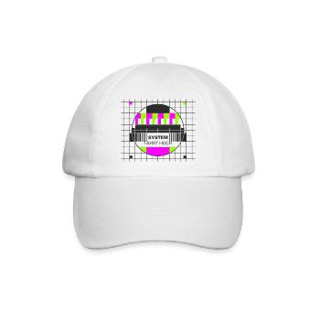 Testbild System fährt hoch - Baseballkappe - Weiß/Weiß - Vorne