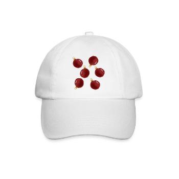 Christbaumkugeln. - Baseballkappe - Weiß/Weiß - Vorne