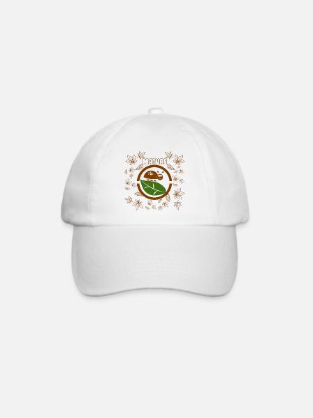 Natur  - Baseballkappe - Weiß/Weiß