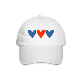 PAAR. ICH HABE GERADE GEHEIRATET. Junggesellinnenabschied. VALENTINSTAG. MARIES - Baseballkappe - Weiß/Weiß - Vorne