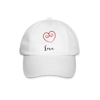 PAAR. ICH HABE GERADE GEHEIRATET. Junggesellinnenabschied. VALENTINSTAG. MARIES - Baseballkappe - Weiß/Weiß - Vorne