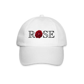 rose - Baseballkappe - Weiß/Weiß - Vorne