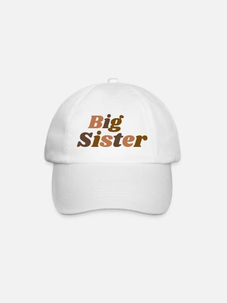 Big Sister - Baseballkappe - Weiß/Weiß