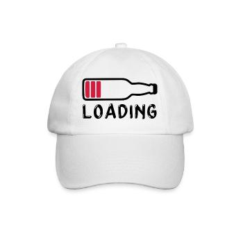 Laden Bier trinken - Laden - Baseballkappe - Weiß/Weiß - Vorne