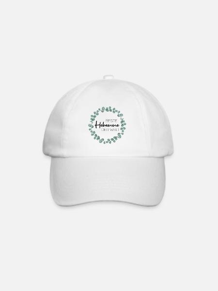 Beste Hebamme der Welt - Baseballkappe - Weiß/Weiß