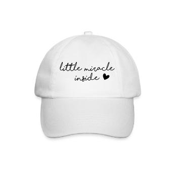 little miracle inside - Baseballkappe - Weiß/Weiß - Vorne
