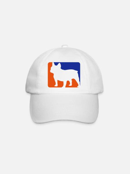 french bulldog - Baseballkappe - Weiß/Weiß