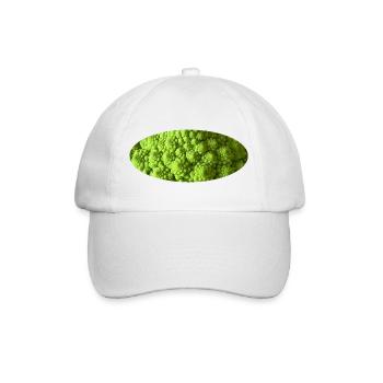 Romanesco-Brokkoli - Baseballkappe - Weiß/Weiß - Vorne