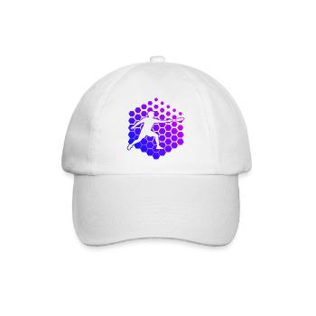 Ultimate Frisbee Geschenk für ein Ultimate-Spieler - Baseballkappe - Weiß/Weiß - Vorne