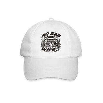 No Bad Wipes Autografik Front - Baseballkappe - Weiß/Weiß - Vorne