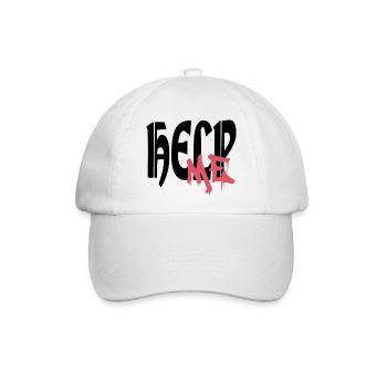 HelpMe - Baseballkappe - Weiß/Weiß - Vorne