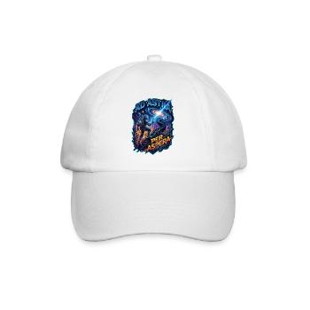 Ad_Astra_per_Aspera - Baseballkappe - Weiß/Weiß - Vorne