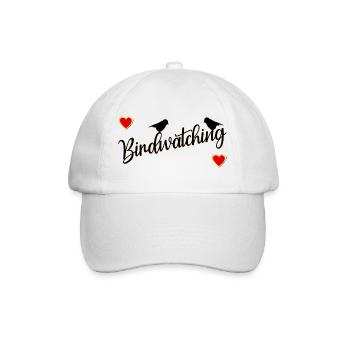 Vögel zur Vogelbeobachtung - Baseballkappe - Weiß/Weiß - Vorne