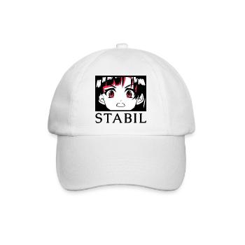 STABIL - ANIME - Baseballkappe - Weiß/Weiß - Vorne