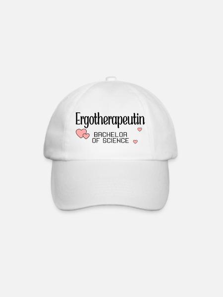 Ergotherapeutin Bachelor of Science - Baseballkappe - Weiß/Weiß
