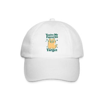You're My Favorite Target - Baseballkappe - Weiß/Weiß - Vorne