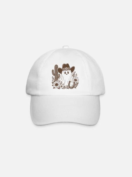 Cowboy Geist - Baseballkappe - Weiß/Weiß