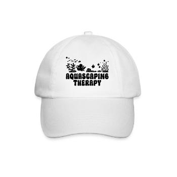 Aquascaping Spruch Humor - Baseballkappe - Weiß/Weiß - Vorne