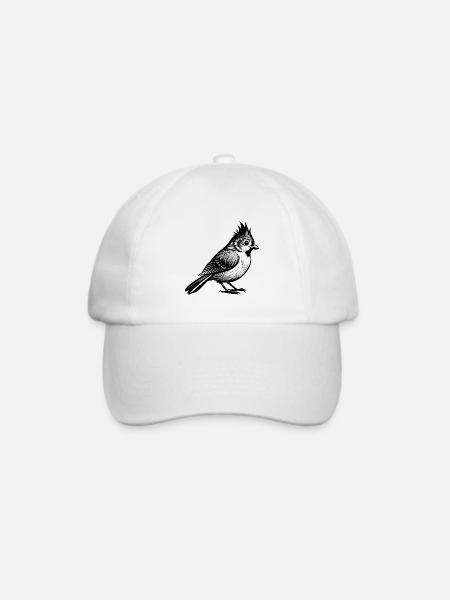 Büschelmeisen - Baseballkappe - Weiß/Weiß