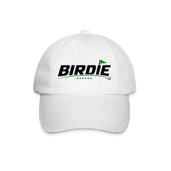 ODDROO Birdie – Golfball & Fahne - Baseballkappe - Weiß/Weiß - Vorne