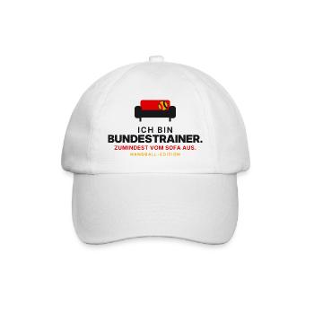 Sofa-Bundestrainer Handball - Baseballkappe - Weiß/Weiß - Vorne