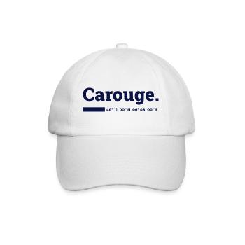 Carouge Genf Koordinaten - Baseballkappe - Weiß/Weiß - Vorne