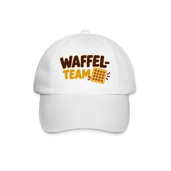 Waffel-Team Schule & Verein - Baseballkappe - Weiß/Weiß - Vorne
